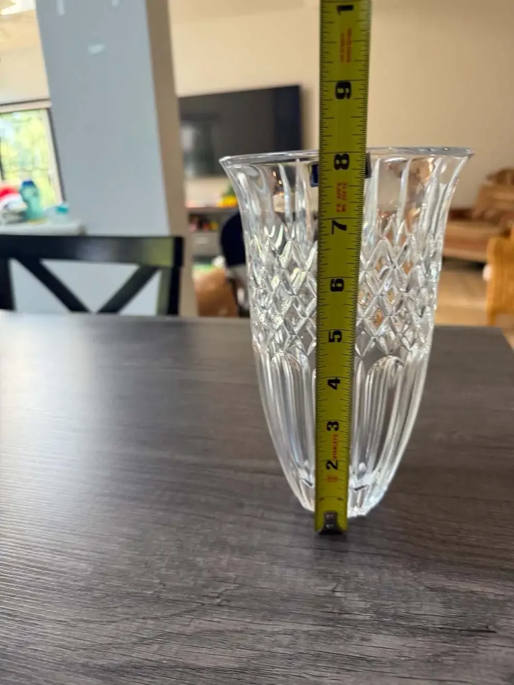 Marquis by Waterford Shelton 8-Inch Lead Crystal Flower Vase
